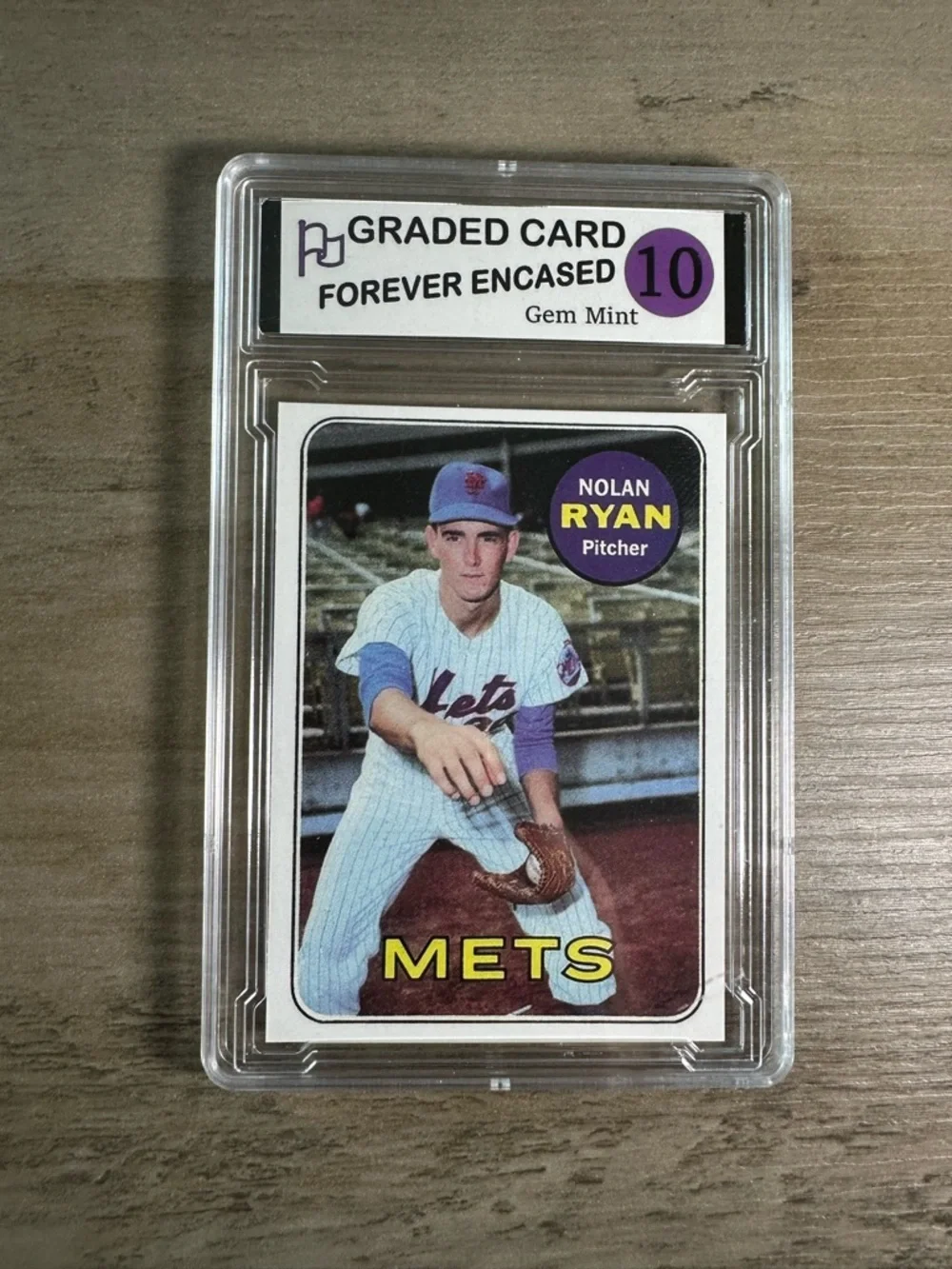 Nolan Ryan 1969 Topps #533 Gem Mint 10 Novelty Baseball Card. Mets. - Picture 1 of 2